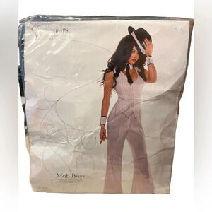Women’s Underwraps Mob Boss Costume Halloween Sz S